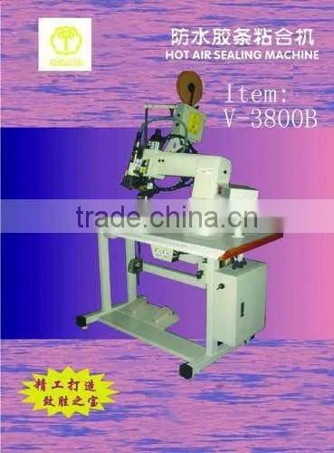 Rainwear hot air seam seal machine