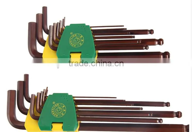 Berrylion S2 Hex Key Set Metric System Extra Long 9pcs Hex Key Set