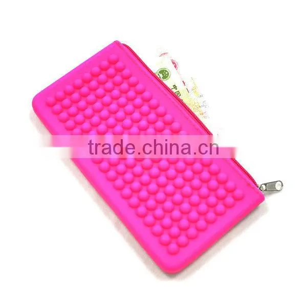 Rectangle shape zipper coin bag