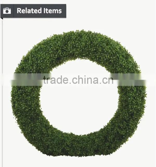 Factory direct artificial boxwood grass topiary ball for sale