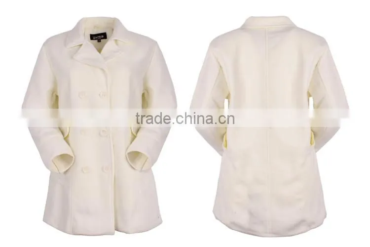 100%Polyester Women's Woolen Cloth Jacket&Coat Women's Coats Long Woolen Coat Slim Straight Thick Warm Woolen Jacket DD-YF-1709