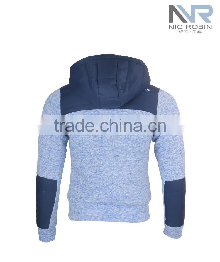 2016 Stylish Zipper Up Hooded Outdoor Jacket Winter For Men