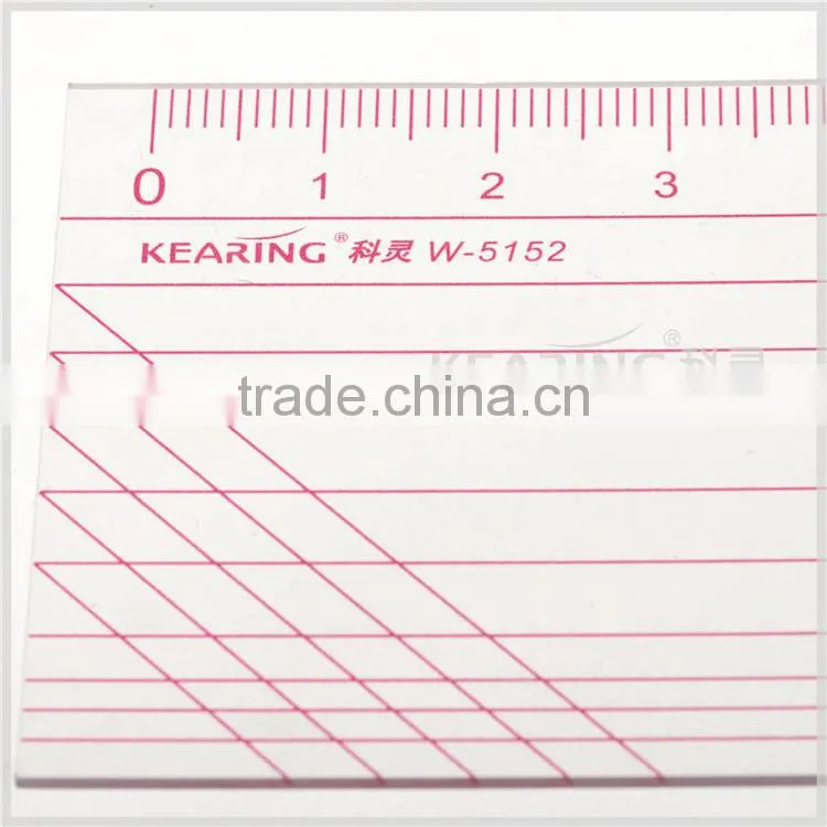 Kearing Chinese Manufacture 5 * 50*0.12cm Metric patchwork handicraft quilting ruler for Fashion Design# W5152