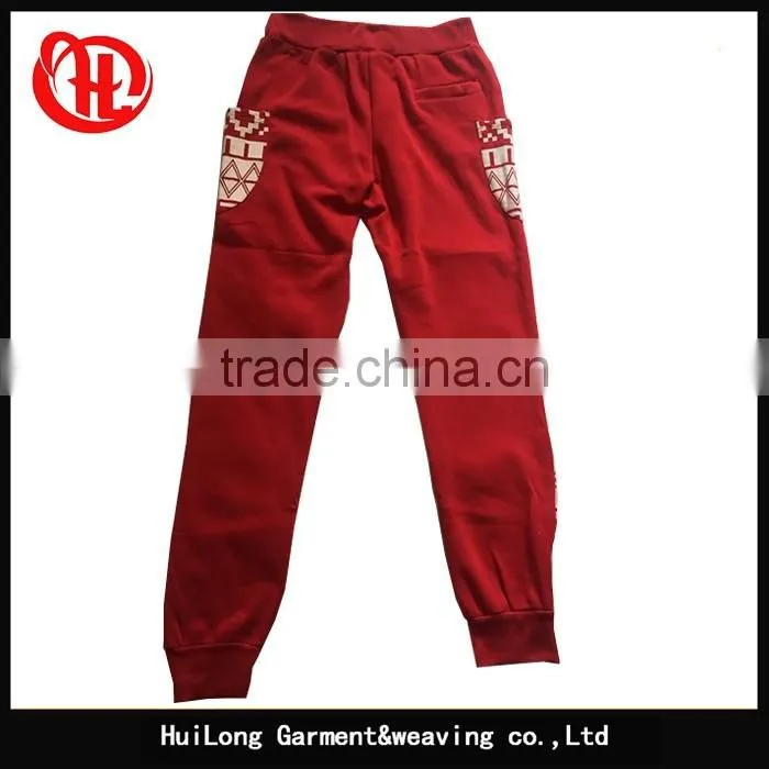 Children casual autumn long trouser sport kids new style boys pants with waist rope