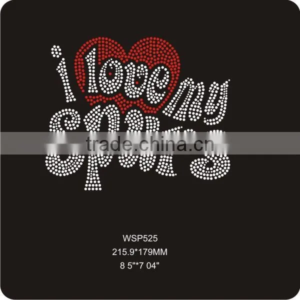 Rhinestone Transfer " Group Therapy Drinks " Hotfix , Iron On