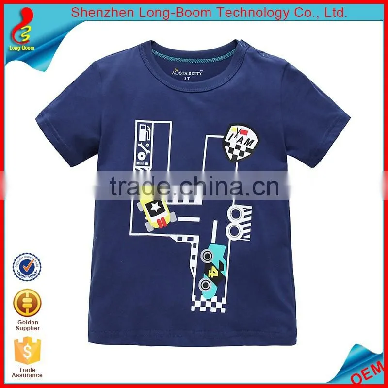 50LF# O-neck short sleeve soft cotton short sleeve t-shirts polo shirts baby clothes