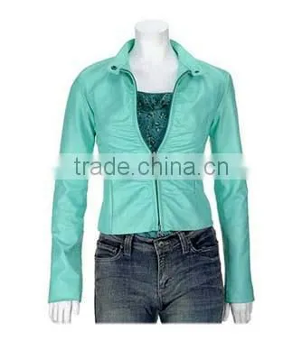 high quality leather jacket for woman