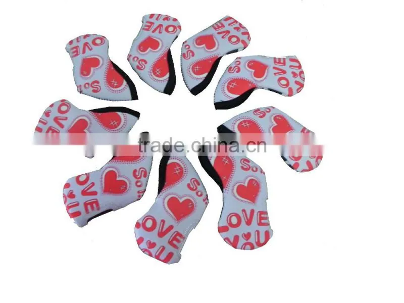 New deisgn Custom Neoprene golf iron headcover set