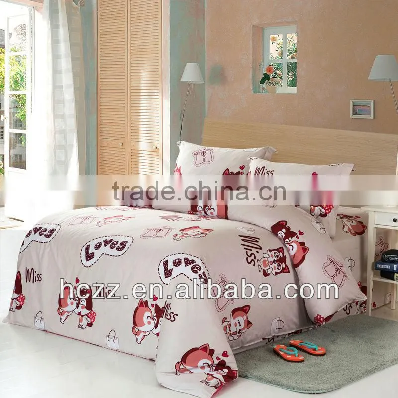 New Original Lovely Cartoon Bedding Set 4pcs,for kids and lovers