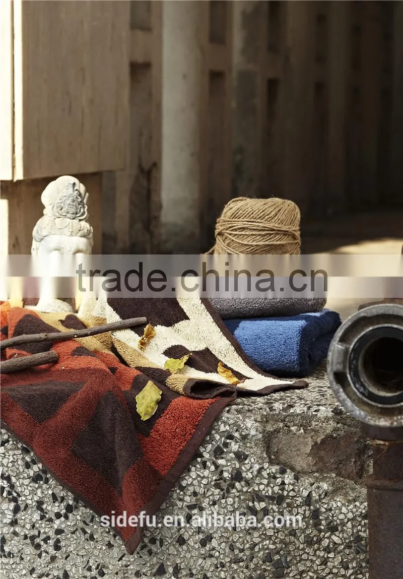Good Quality Super Soft 100% Cotton Yarn Dyed Terry Bath Towel
