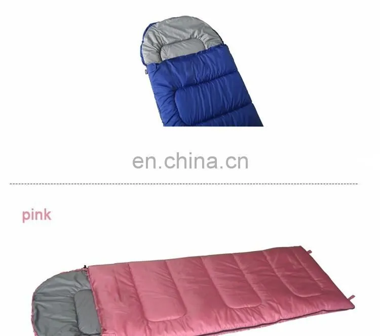 Camping Sleeping Bag with Hollow Cotton Filling for 4 Season Traveling