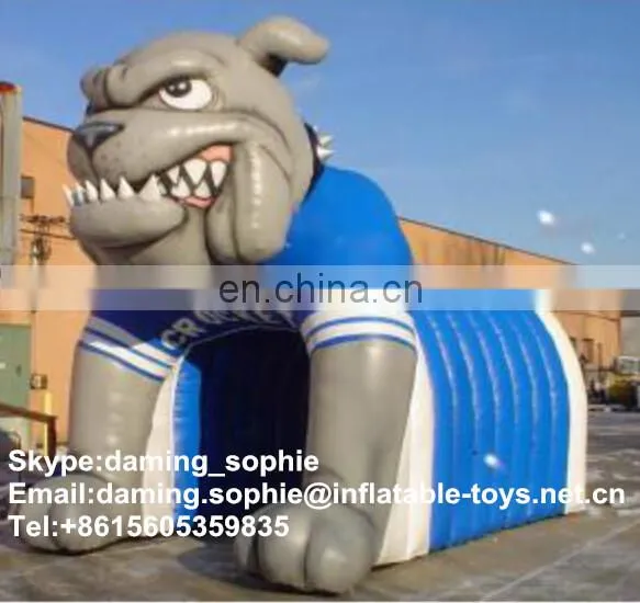 Customized inflatable helmet sports tunnel for sale