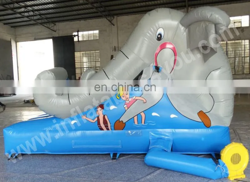 New design Elephant small inflatable slides for kids