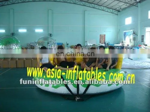 Promotional Inflatable Crazy Towable UFO For Water Games