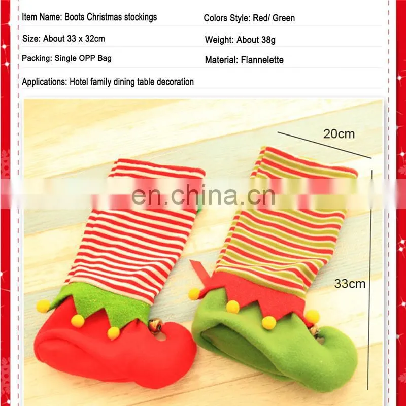 Sublimation Christmas Santa Socks Christmas Socks Decorative Christmas Stocking