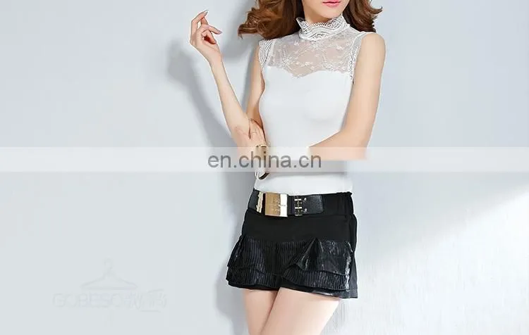 Customized women transparent sexy blouse