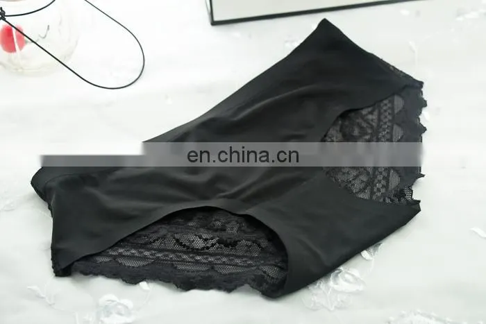 Sexy seamless panties with lace back panty