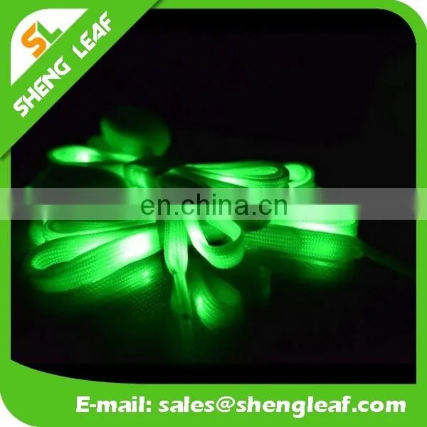 Fashionable led shoelace custom logo LED shoelace