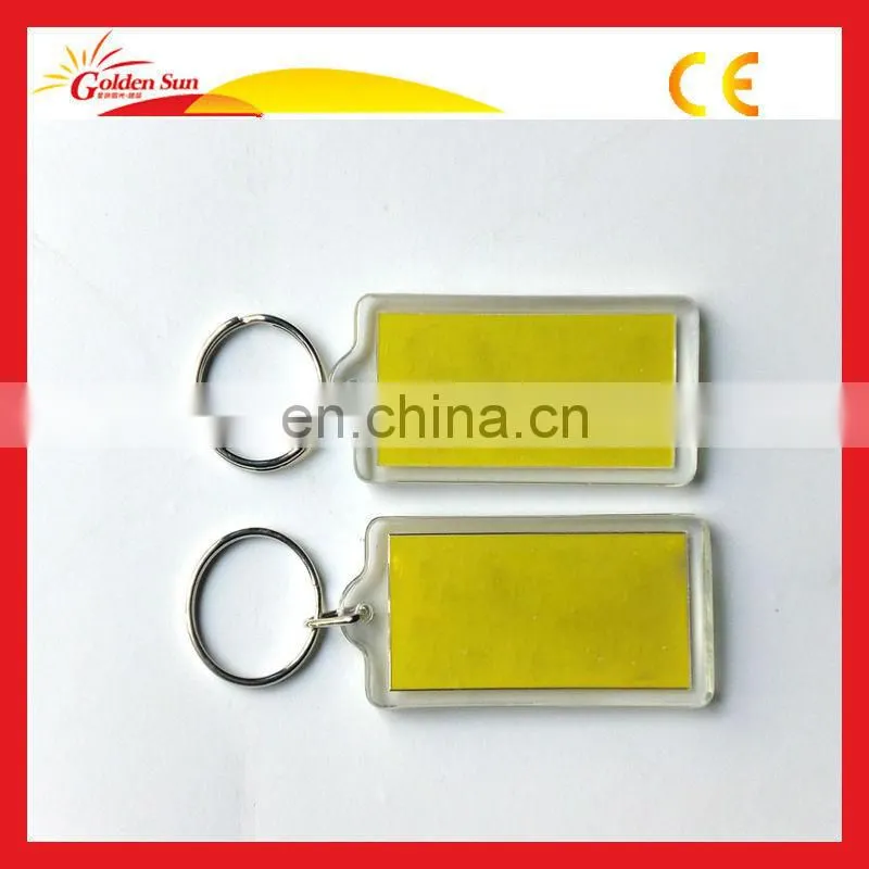 Double Side Plastic Custom Acrylic Keychain