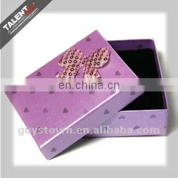 custom private design jewelry boxes with brand name logo
