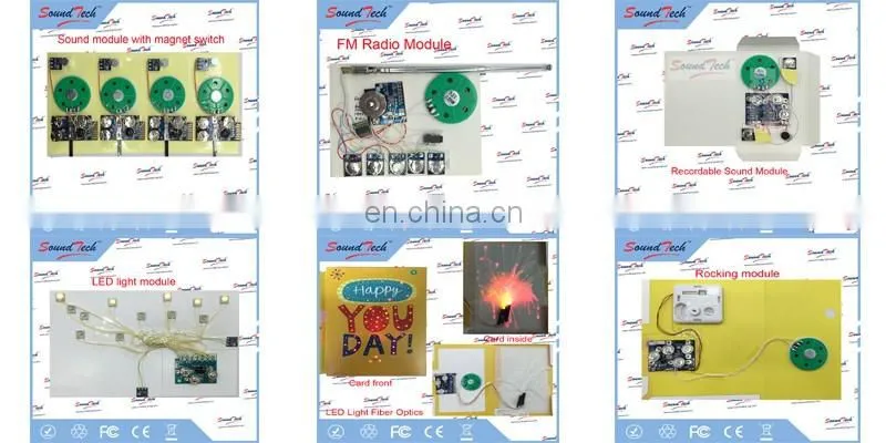 music greeting card sound chip