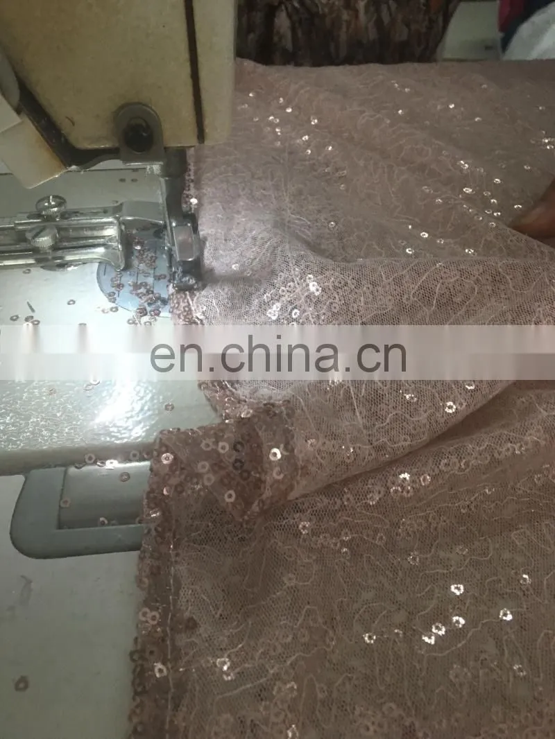 sequin table runner for banquet decoration