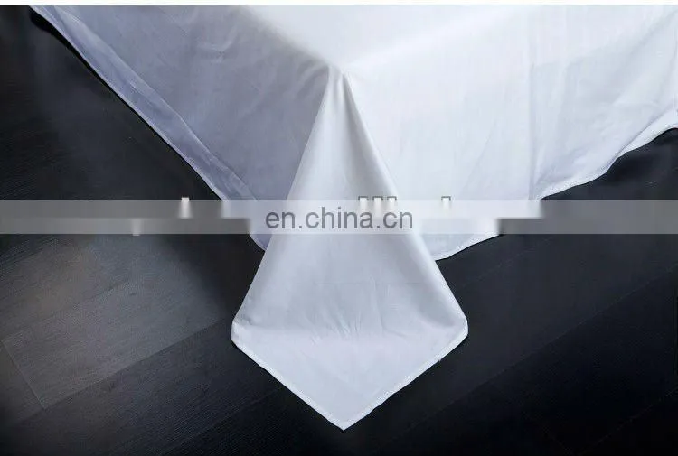 jacquard white 100% cotton fabric for hotel bedding/hospital/sauna center/leisure club/laundry