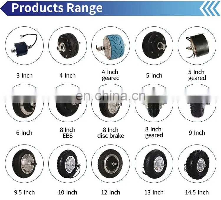 Leading Manufacturer Excellent 10 Inch 800W Hub Motor for Electric Skateboard