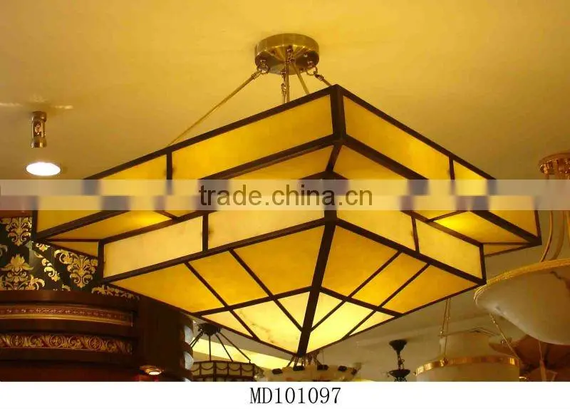 hotel hall large decorative hanging light