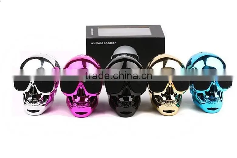 skull bluetooth speaker