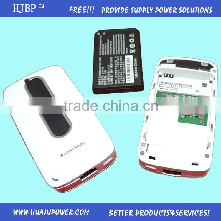 2014 Best selling Large capacity. Wireless router long cycle life 3g 4g wireless router with sim card slot