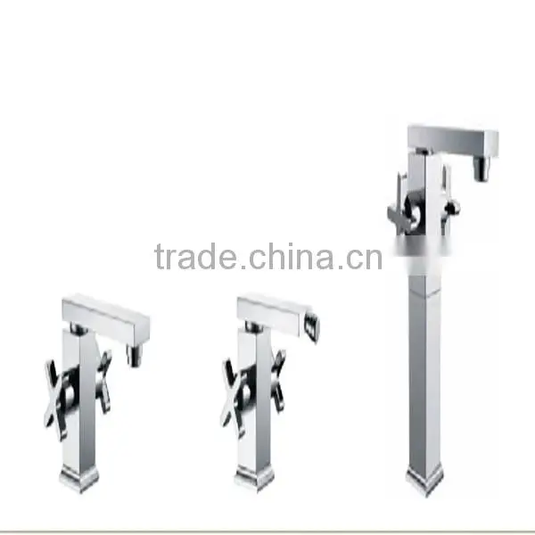 Chrome Plated Brass Single Handle Basin Faucets