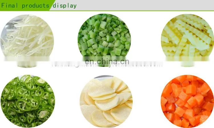 Industrial Leaf Root Vegetable Fruit Cutting Machine Sweet Potato Carrot Cutter Slicer Dicing machine