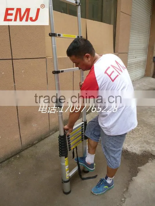 TELESCOPIC 3.2m ALUMINIUM DIY FOLDABLE EXTENDABLE BULIDERS MULTI PURPOSE LADDER