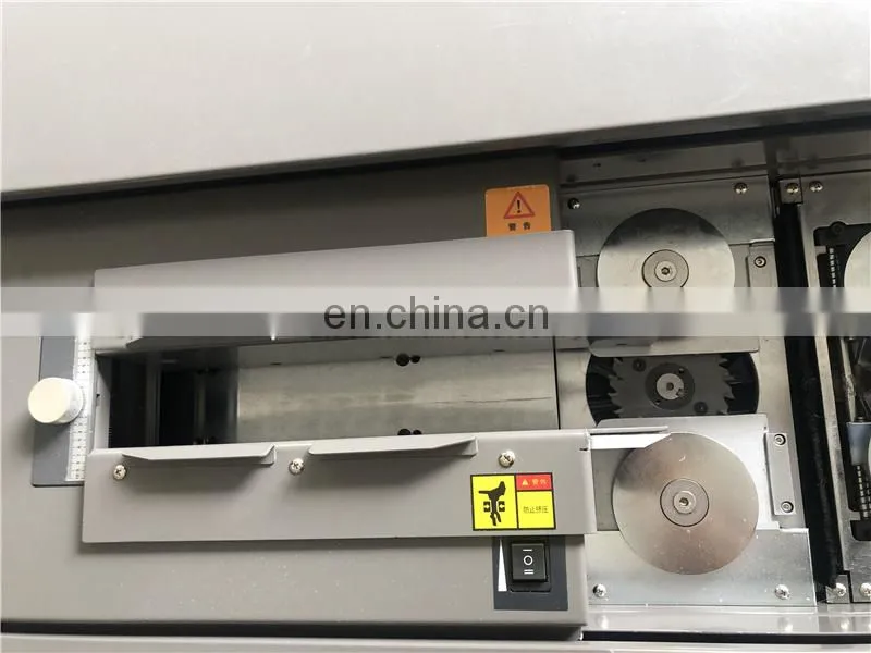 UK5 7inch Touch Screen Silence mute Hot thermal glue book cover binder, notebook hotmelt glue bookbinding machine