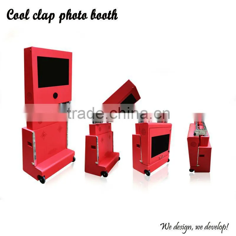 2015 Most Popular Wedding Photo Booth Equipment printing kiosk and digital signage