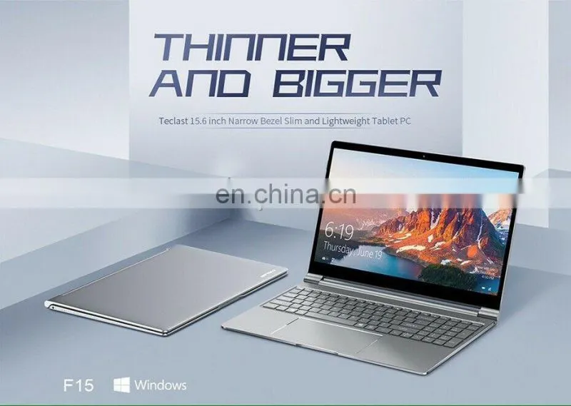 Teclast F15 Notebook - 15.6 inch, Intel N4100 Quad Core, 8GB RAM 256GB SSD