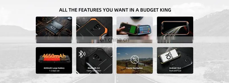 Wholesale DOOGEE S40 Pro Smartphone 5.45'' HD+ IPS Screen 4GB+64GB 13MP+2MP Rear Camera 4650mAh Large Battery Android 10.0