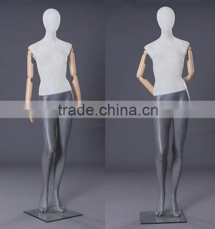 stand flexible full body female mannequin