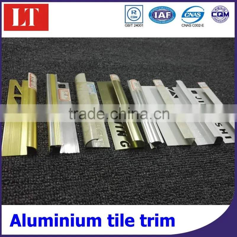 Beautiful aluminium tile trim profile tile accessories
