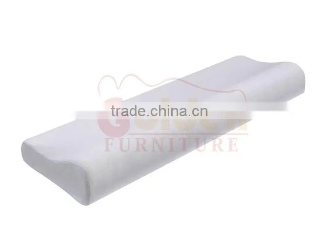 Velour Fabric Cover Super Large Contour Visco Elastic Memory Foam Couple Pillows
