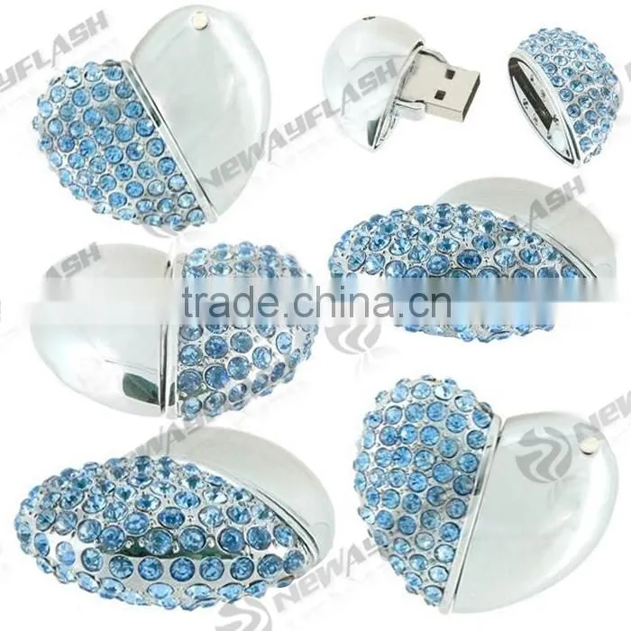 Wedding gifts heart shape lock usb pendrive