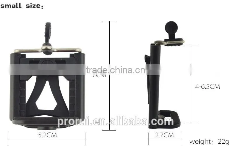 Universal Mobile Phone Holder Cable Clip, Camera Clip Bracket, Cell Phone Holder
