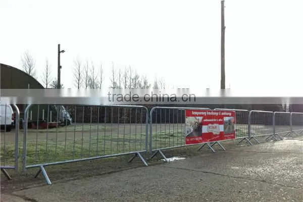 Hot dip galvanised 1100X2100mm crowd control barrier