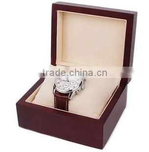 High Quality Luxury Black Lacquer Wooden Watch Packaging Storage Box W1208