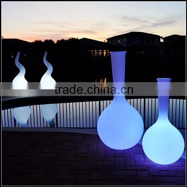 New Led Flower pot vases with remote control 5210F