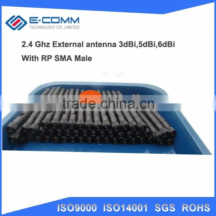 Hot sale!! 3dBi High Gain 2.4g Wifi Antenna SMA Connector For Modems/Routers