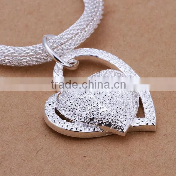 hot latest 18 inches heart necklace LKNSPCN270