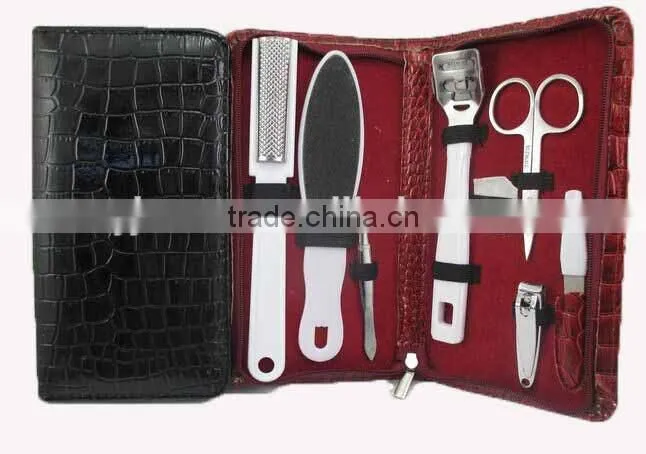 MS1651 Professional promotional fashion pedicure manicure set with foot file