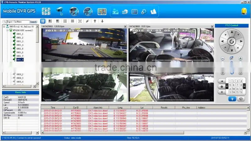 Teswell 4ch full HD 1080p 3G GPS WIFI mdvr /car dvr with GPS 3g G-SENSOR HD 2 mega pixel video quality HDD mdvr